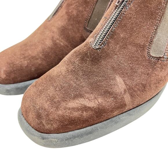 Blondo Chocolate Dark Brown Genuine Leather Suede Loafers Comfort Shoes 10 - Picture 9 of 16